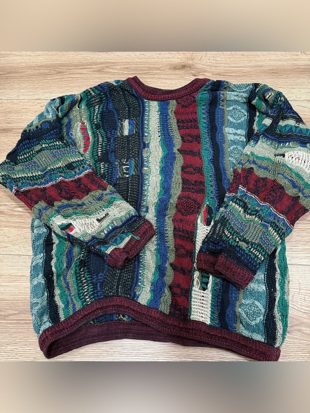 Vintage 90s Coogi Vibrant Knitted Sweater